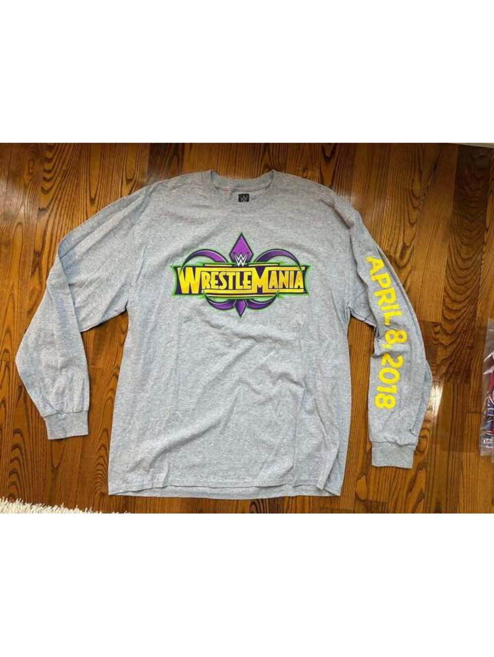 Wrestlemania 34 T-Shirt New Orleans April 8, 2018 WWE/WWF men’s XL